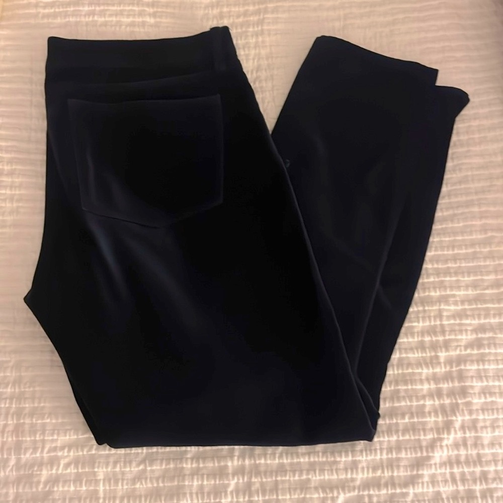 J.Crew toothpick midnight blue velvet jeans 30